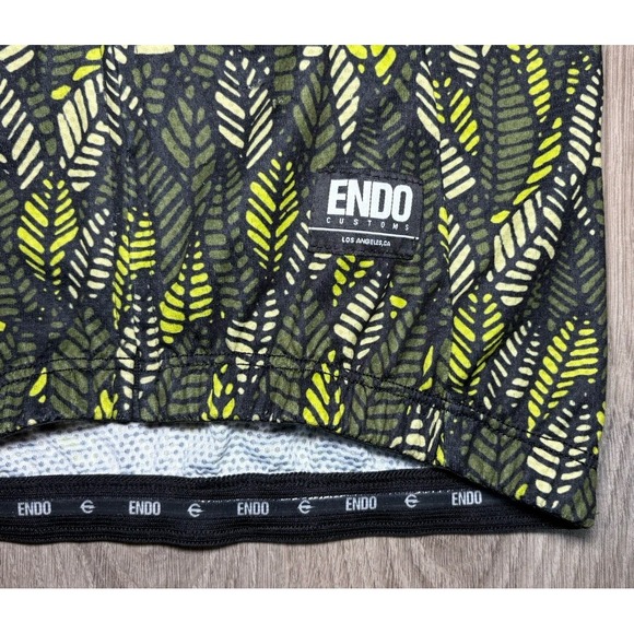 Endo Custom The Radavist Cycling Jersey Womens XS Green Botanical Print Full Zip - Picture 3 of 11